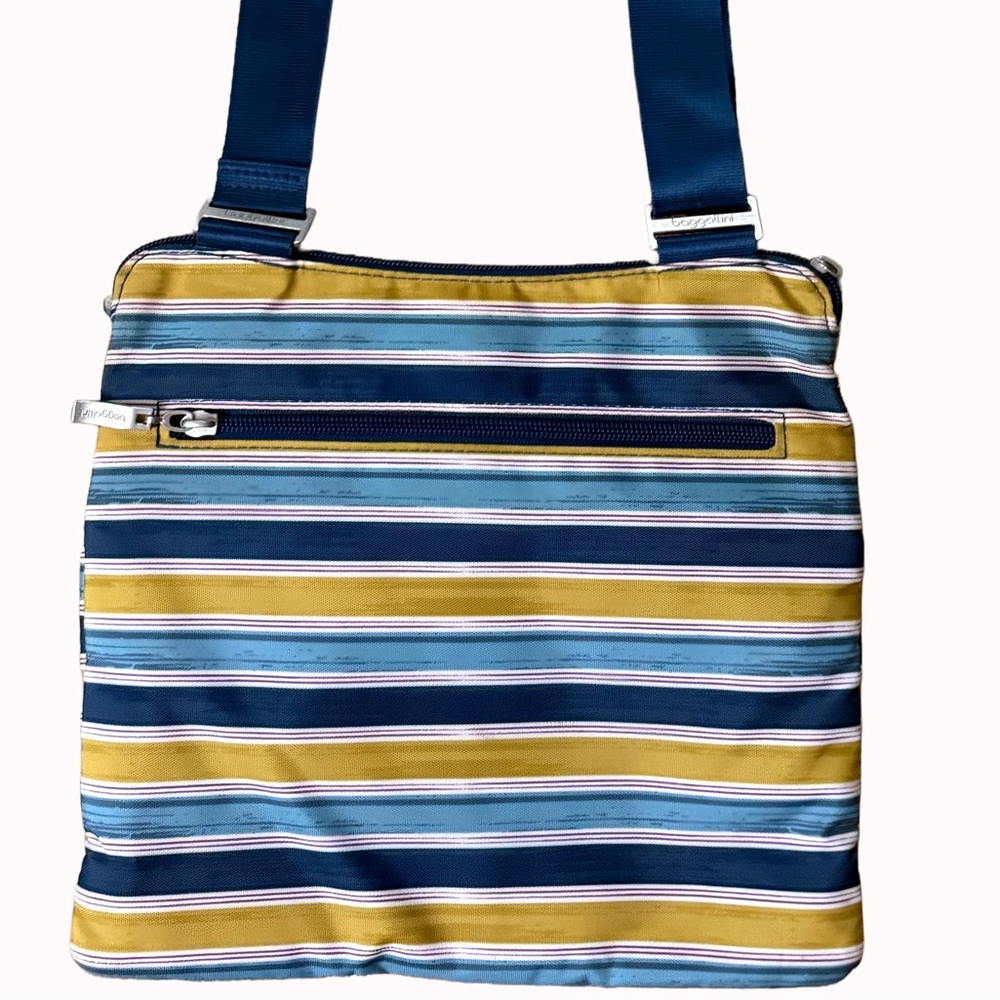 BAGGALLINI Striped Crossbody Purse/Handbag/Travel Organizer - Picture 7 of 12
